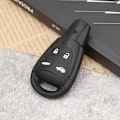Miniatyrbillede 4 af 6: Nøglehus/Alarmdåse med 4 Knapper til Saab 9-3 & 9-5 Black Svart