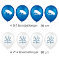 Miniatyrbilde 3 av 5: Studentdekorasjoner Studentfest Pakke Ballonger, Girlander, Eksamensdekorasjoner - Komplett Sett for Studentmottakelse