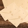Miniatyrbilde 4 av 5: Invitasjonspapirsett for å sende invitasjoner, poesi, brev, allsidig 20 ark, glatt overflate for skriving, kalligrafi eller skissering