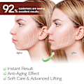 Miniatyrbild 2 av 3: Återanvändbar V Line Mask Facial Slimming Strap Double Chin Reducer Black
