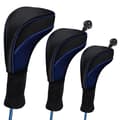 Golf Driver Wood Head Club Covers Blå Blå