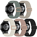 Pikkukuva 1 / 9: 5 kpl joustavia rannekkeita, jotka ovat yhteensopivia Galaxy Watch 7 6 5 4 FE -rannekkeen 40 mm 44 mm 45 mm / Watch 6 4 Classic 4 42 mm 46 mm 43 mm 47 mm / Active 2, 20 mm pehmeiden rannekkeiden kanssa