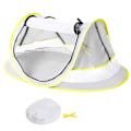Miniatyrbilde 3 av 9: Baby Strandtelt, Baby Strand Pop Up-telt, UPF 50+ Solbeskyttelse Baby Telt, Baby Telt med Myggnetting, Solskjerming for Jenter Gutter, Strandparasoll for
