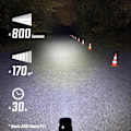 Miniatyrbillede 2 af 11: Cykellygte SIGMA 800LM LED, Genopladelig med USB-C