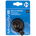 Miniatyrbillede 2 af 2: Aluminiums Cykelklokke Bella fra M-WAVE - Sort Professionel Design