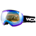 Miniatyrbillede 2 af 5: WOOSH Skibriller 2024 Unisex Sort/Blå - UV400, Anti-Fog, Kompatibel m. Korrektionsbriller, Optisk Rammesystem, Justerbar Rem