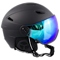 Miniatyrbillede 3 af 7: Professionel Skihjelm med Visir og Goggle Integration - REVO Shift Snøbræthjelm, Str. L +GAVE