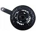 Miniatyrbillede 5 af 7: SHIMANO TY301 Kranksæt til Trekkingcykler 48/38/28 tand kombination