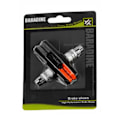 Miniatyrbillede 3 af 5: BARADINE Bremseklodser V-BRAKE 960V Orange 72mm til Cykler