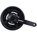 Miniatyrbillede 2 af 7: SHIMANO TY301 Kranksæt til Trekkingcykler 48/38/28 tand kombination