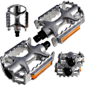 Miniatyrbild 1 av 5: FEIMIN 961 Aluminiumcykelpedaler Silver för MTB