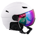 Miniatyrbillede 3 af 7: Ski- og Snowboardhjelm med Indbygget REVO SHIFT Multivisir + Ekstra Tilbehør