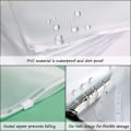 Miniatyrbild 3 av 5: Pärmficka Lösbladspåsar A6 Pärm Dragkedjemapp Plast 12PCS