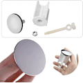 Pikkukuva 4 / 5: Universaali Allas Tulppa, 40mm Pop-Up Tulppa Vaihto Drain Plug, Säädettävä Korkeus, Valmistettu Messinki, Kumi, Muovi, Ruostumaton ja Tiiviste