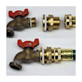 Miniatyrbillede 5 af 5: 2 stk. Dn20 3/4 messing vandtank vandhane slangefitting adapter hane regn B