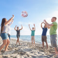 Miniatyrbillede 4 af 5: 4 Pak Glitter Strandbold Oppustelig Konfettistrand Løse Bolde til Sommer