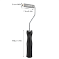 Miniatyrbild 5 av 5: 3 st Bubbler Roller, Bubble Paddle Tool, Aluminiumlegering Fiberglas, Kit för