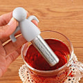 Miniatyrbillede 3 af 5: Te-infuser til løs te - sød te-si kugle i rustfrit stål med ekstra fint net