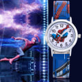 Miniatyrbilde 3 av 3: Spiderman Quartz klokke Student Gutter Jenter Casual Klokke Gave Blå