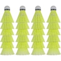 Miniatyrbild 1 av 5: 24 st badmintonshuttlecocks, nylonfjäder-shuttlecocks för badminton med stabil och hållbar, idealisk träning för ungdomsspelare inomhus och utomhus