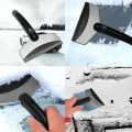 Miniatyrbilde 5 av 5: Isskraper, Multifunksjonell Bilvindusskrape, Håndholdt Vindusskrape Effektiv Mot Frost
