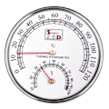 Miniatyrbild 1 av 5: Basturumstermometer och hygrometer, pekartyp inomhustemperatur och