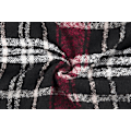 Miniatyrbild 5 av 5: Boho poncho med öppen framsida, oversize stickad rutig sjal, wrap, kofta