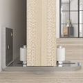 Miniatyrbillede 4 af 4: Justerbar gulvguide væg/dør bundguide til skydedør i træ rustfrit stål（12*4*6.3cm）
