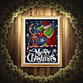 Miniatyrbild 3 av 4: Juldiamantmålning Kit för Vuxna, Grinch Diamantkonst för Vuxna Nybörjare, Diamantpunkter Gem Art för Estetisk Heminredning 12x16 tum