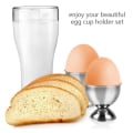 Miniatyrbilde 5 av 5: 4 stk. kokeverktøy kjøkkenutstyr kokte egg eggbrett eggkopper egg