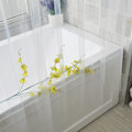 Miniatyrbilde 3 av 5: Dusjforheng i badet, 72\" B x 72\" H, gjennomsiktig, vanntett dusjforheng