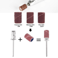 Miniatyrbilde 5 av 5: 6 drill bits - Bits for elektrisk fil - Sanding band Silver