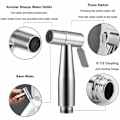 Miniatyrbillede 3 af 5: Rustfrit bidet toiletsprayersæt, justerbart tryk bidet sprayers håndbruser til bidet-haner Perfekt til personlig hygiejne, rengøringspleje Fo
