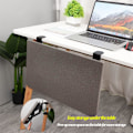Miniatyrbillede 3 af 5: Skrivebordsforlængerklemme (Bord Medfølger Ikke) til Foldbar Tastaturbakke Håndledsstøtte Computerholder Sort