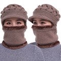 Miniatyrbillede 1 af 3: Vinter Balaclava Hat Ski Maske Vindtæt Fleece Justerbar Super W