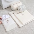 Miniatyrbilde 4 av 4: Sett med 6 mesh vaskeposer, mesh vaskeposer, beige