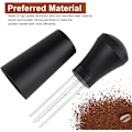 Miniatyrbillede 2 af 5: Nåles Espresso Distributionsværktøj, Kaffe Nålefordeler, Espresso Pulveromrører, Espresso Distributionsværktøjer, Espresso Kaffeomrører, Nåle D