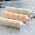 Miniatyrbillede 4 af 5: Cylinderformet stearinlysform, DIY-søjlelysform i 3D-stearinlysform, til kirkelys, jul, middag, valentinsdag, boligindretning