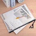 Miniatyrbillede 2 af 5: 10 stk. A4 lynlås dokumentmappe pung filtasker mapper til kontor S