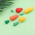 Miniatyrbillede 4 af 5: 4 stk. søde frugtviskelædere, mango, ananas, jordbær, gulerod