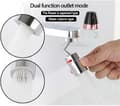 Miniatyrbilde 2 av 5: Universell anti-sprut kranfilter, holdbar kobber 720° roterbart sprayhode