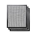 Miniatyrbilde 1 av 5: Grillmatte i teflon for grill og plancha, non-stick stekematter stekt, - 3 stk (40 x 33 cm)