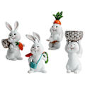 Miniatyrbillede 1 af 5: Påskeæg Bunny Gave Sød Kanin Dekoration Ornamenter Børneværelse Des