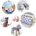 Pikkukuva 3 / 6: 30 kpl Metalli Hummerin Kynsi Lukot, Karabiini Koukku Nahkanauha Lukot DIY Käsilaukku Avaimenperä Liitin Korut Platina