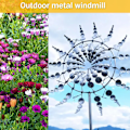 Miniatyrbillede 6 af 8: 3D Metal Magic Vindmølle - Kinetisk Vindspinner til Have, Terrasse eller Plæne Dekoration