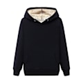 Miniatyrbillede 1 af 4: Womens Casual Vinter Varm Fleece Sherpa Foret Pullover Hættetrøje Bl