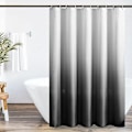 Miniatyrbillede 1 af 5: Polyester bruseforhæng 120 x 180 cm, digitalt trykt bruseforhæng med vægt, anti-skimmel, vandtæt, vaskbart, til brusebad og badekar, Gr