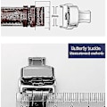 Miniatyrbild 2 av 4: Automatisk fällbar spänne i rostfritt stål för klockarmband - 22 mm verktyg (guld)