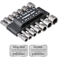 Miniatyrbild 2 av 5: 5mm-12mm Hexmutterdrivare Kraftfulla borrbits Metriska hylsadapter Solida hylsnyckelslangar för skruvar -14 st