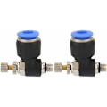 Miniatyrbild 1 av 5: 2 st Pneumatisk Snabbkoppling Kopplingsslang Pneumatisk Regulator Luft